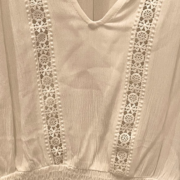 H&M White Long Sleeved Peasant Top **Brand New, Tags On!**  Size 8 - Picture 5 of 5